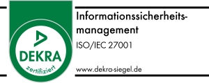 DEKRA-Siegel ISO/IEC 27001 Informationssicherheitsmanagement